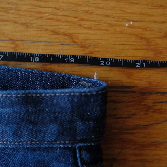 Uniqlo Jeans Men's Slim Straight Dark Wash Denim Cotton Spandex Size 38x34 - Picture 5 of 10